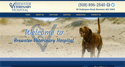 Desktop Screenshot of brewstervethospital.com
